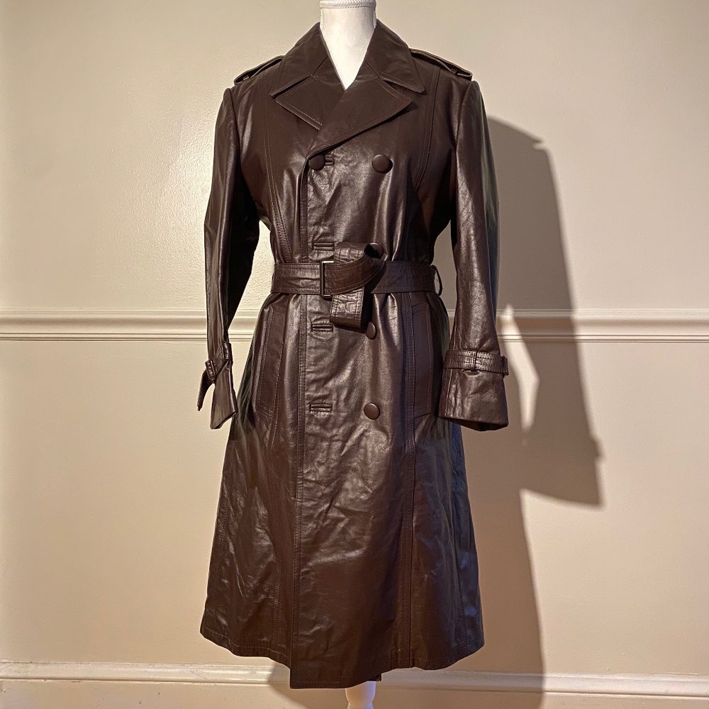 Vintage 70s Playboy Shop Leather Jacket
